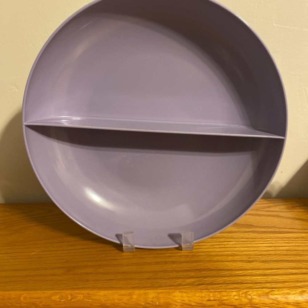 Elegant Lavender Divided Plate